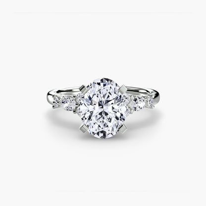The Floral Accent Solitaire