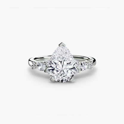 The Floral Accent Solitaire
