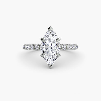 Solitaire with Pavé 6