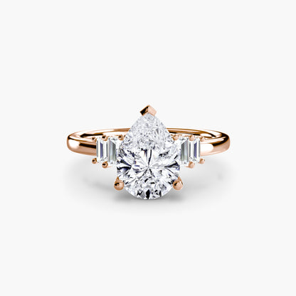 Baguette Accent Solitaire