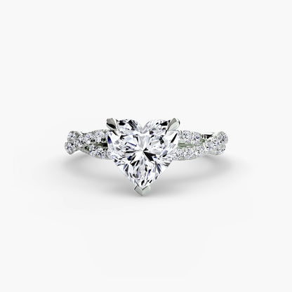 The Twisted Pavé Solitaire